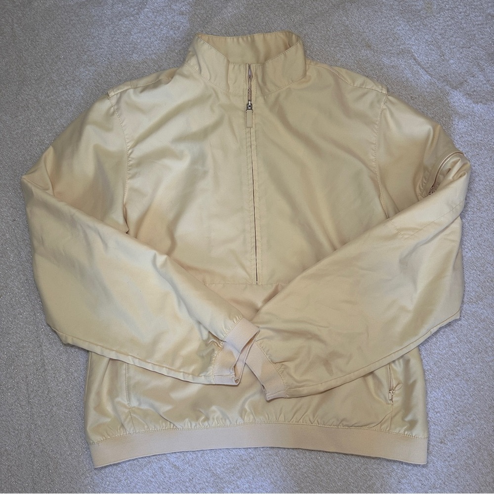 LizGolf Yellow Bomber Jacket Size Small